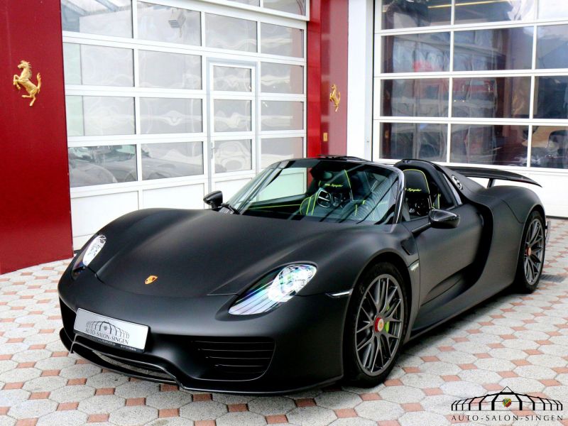 Porsche 918 Spyder Cabrio Auto Salon Singen