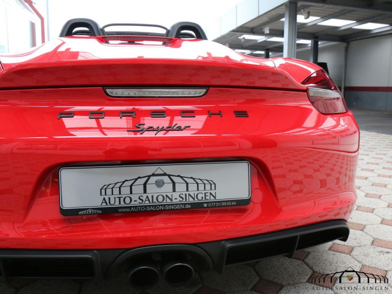 Porsche Boxster Spyder 981